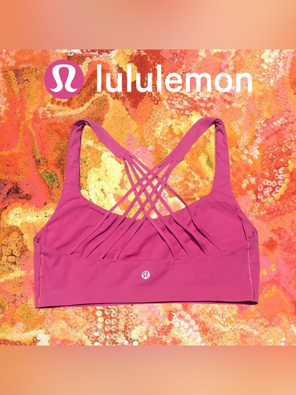 pink lululemon sports bra - Picture 2 of 2